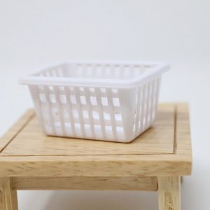 White Laundry Basket
