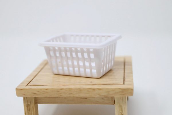 White Laundry Basket