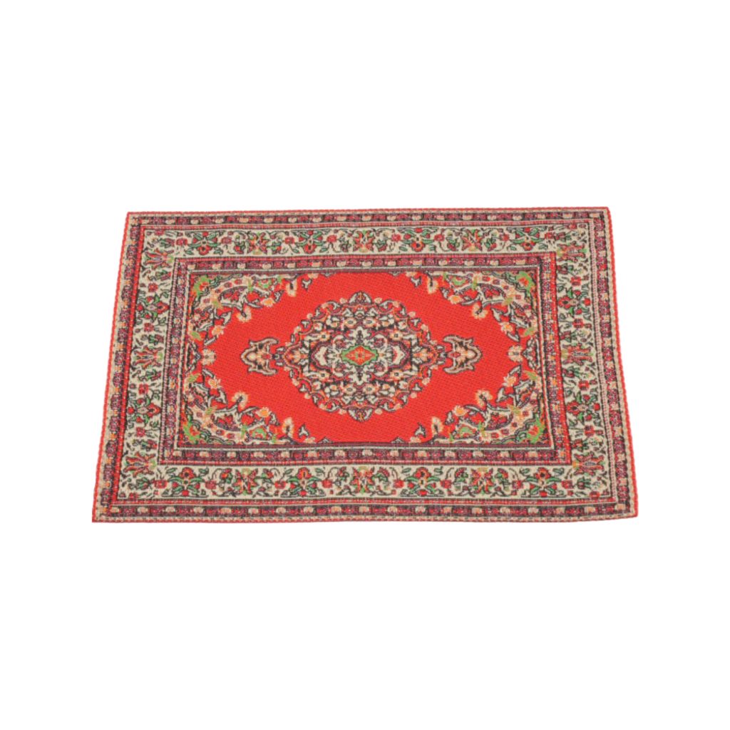 Red Vintage Style Rug The Modern Dollhouse