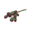 Dark Ped Rosebuds Set of 10