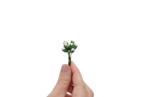 White Rosebuds Set of 10 - Image 2