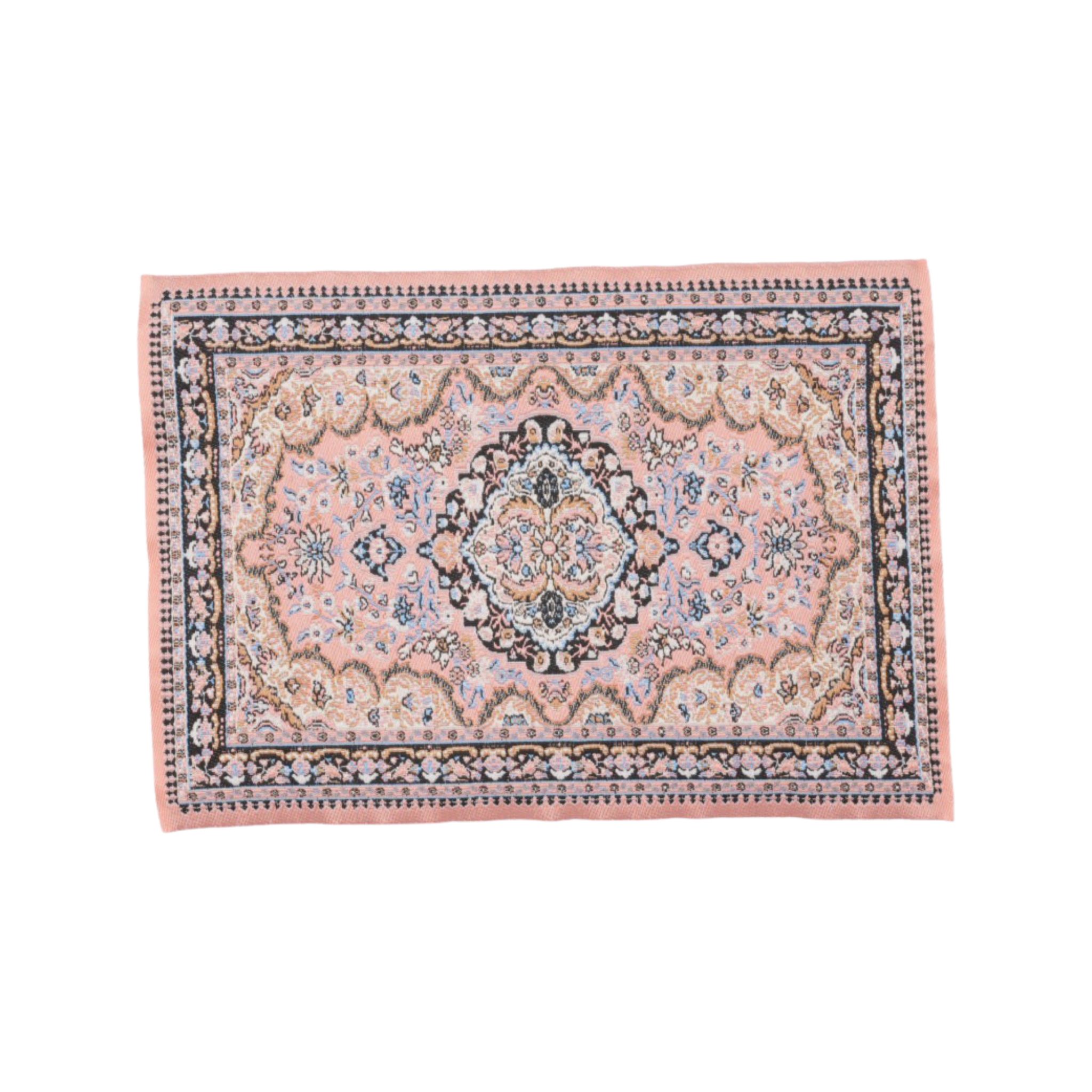 Pink Vintage Style Rug The Modern Dollhouse