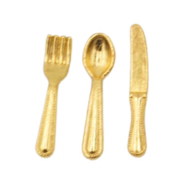 Classic Gold Silverware Set - Image 2