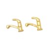 Gold Handle Faucet Taps Set of 2