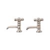 Silver Sink Taps Set of 2
