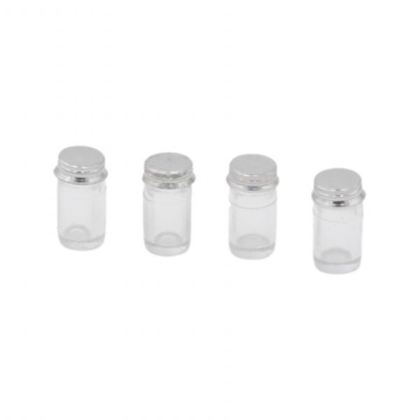 Mason Jars with removable Lids Set of 4