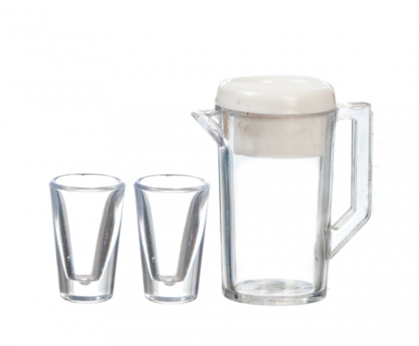 Pitcher with glasses
