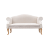 White Victorian Couch - Image 2